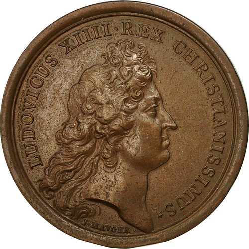 France medal louis - france,, xiv