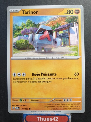 Carte pokémon tarinor 101 - carte,