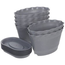 Lot de 6 pots de fleurs en