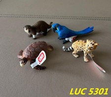 LOT DE 4 ANIMAUX MINIATURES SCHLEICH DIFFÉRENTS ET NEUFS