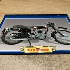 BSA 650 A10 Super Rocket 1961 fiche carte moto passion collection Atlas