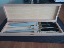  SERVICE A DECOUPER LAGUIOLE CLAUDE DOZORME 3 PIECES