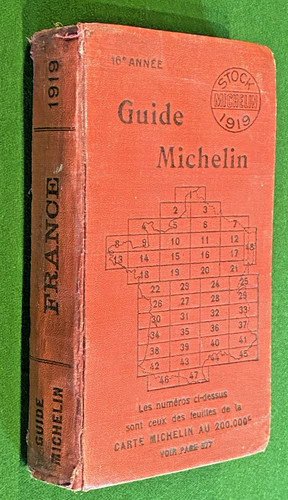 Guide michelin rouge 1919 - michelin,