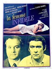 affiche cinéma La femme infidèle M. Bouquet Stéphane Audran Chabrol 60/80 1968