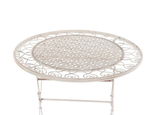 Table ronde jardin bistrot - table,