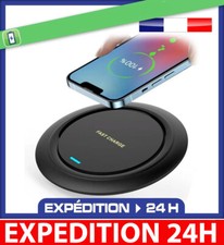 CHARGEUR SANS FIL RAPIDE 15W INDUCTION POUR IPHONE SAMSUNG HUAWEI XIAOMI