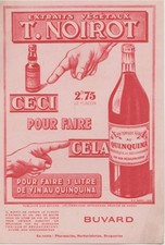 BUVARD : T.NOIROT - EXTRAITS VEGETAUX