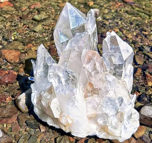 Cluster quartz clair - quartz,