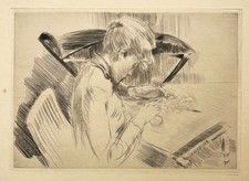 Paul HELLEU - [Jeune femme à