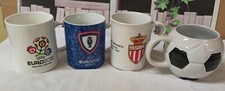 4 Mugs Football Euro 2012-2016 / Monaco PSG et forme ballon
