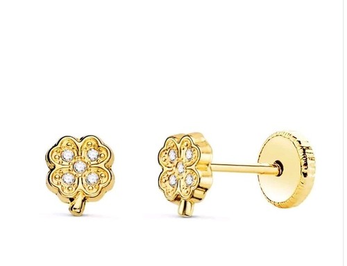 Boucles oreilles 18k - or, 750