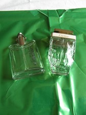 2 flacons parfum vides " cartier "