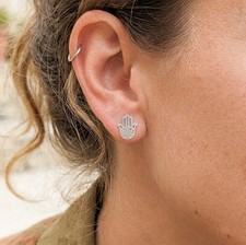 Boucles d'Oreilles Main de
