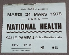 ticket billet stub used place