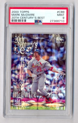 Mark mcgwire 2000 - topps, 20th