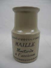 ancien pot grès moutarde