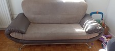 canapé Alcantara et Similicuir 3/4 places