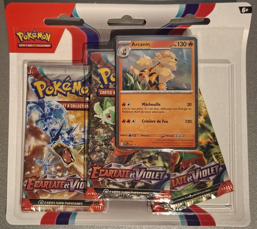 Pokemon tripack ev01 - ev01, Écarlate