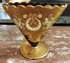 VASE MURANO en VERRE VIOLET