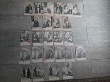 lot 4 séries CPA  érotisme la fessée entolé flirtage l'amour au japon 1904