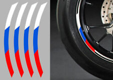 4 X STICKERS DRAPEAU ROUE