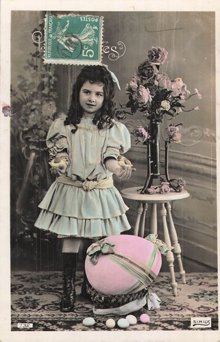 Paques jolie petite - jolie, fille