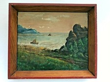 peinture tableau bord de mer