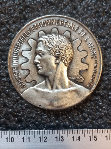 Médaille bronze argenté - médaille,