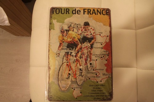 Plaque publicitaire tour de - plaque,