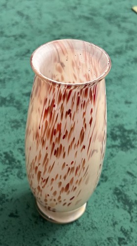 Vase vintage verre soufflé - vase,