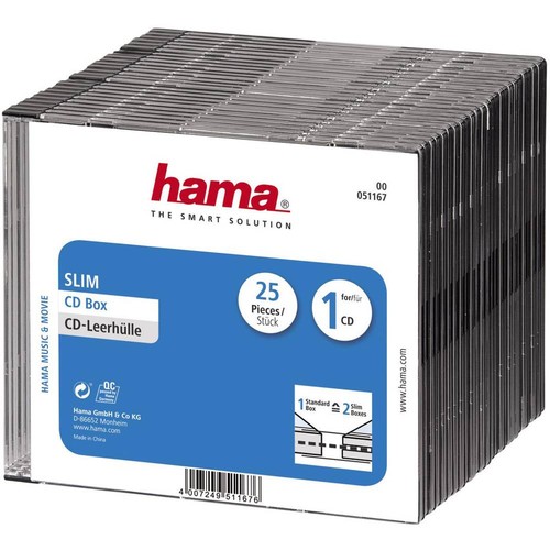 Hama etui slim 00051167 - cd,