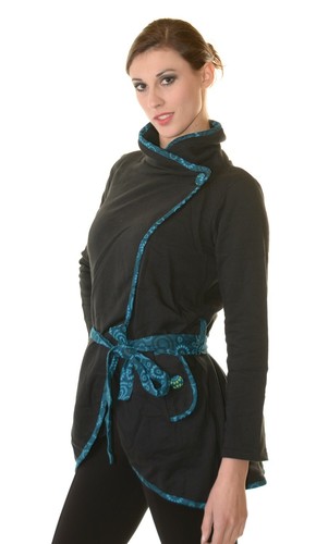 Veste coton ethnique femme - en,