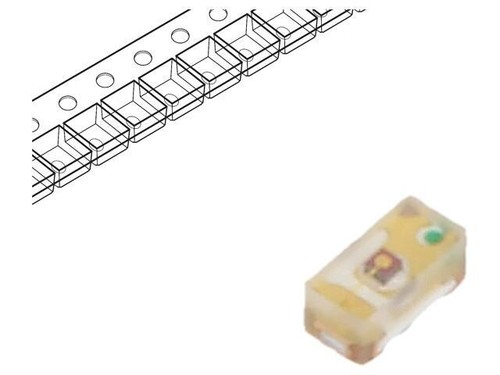 10x fyls 0402ckurc led smd - led,