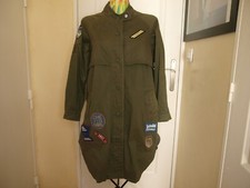 RARE VESTE FEMME CHEVIGNON FRANCE STYLE MILITAIRE AVEC PATCHS  TAILLE S/M