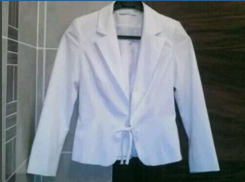 Veste tailleur chic blanche - tailleur,