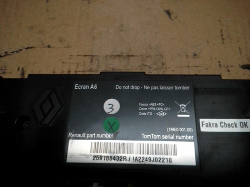 Ecran gps renault clio phase - ecran,