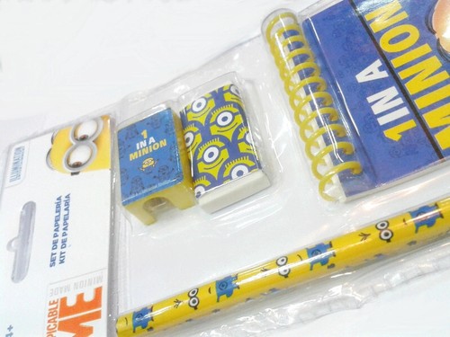 Set papeterie les minions - papeterie,