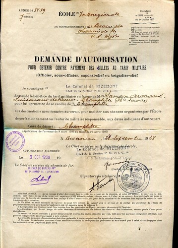 Ancienne lettre militaria - lettre,