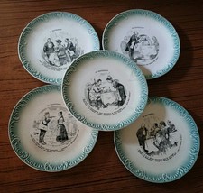 Lot 5 Assiettes Parlantes
