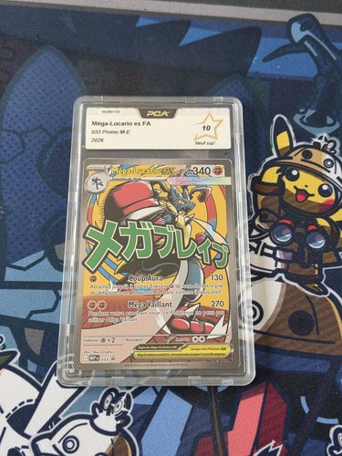Carte pokémon méga lucario - carte,