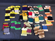 Lot de divers anciennes bobines de fil de couture vintage mercerie