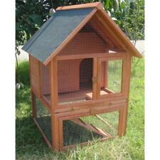 Clapier à lapins en bois Cage pour petits animaux Enclos Animal