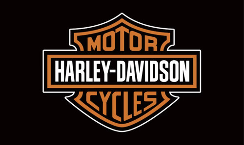 Drapeau harley davidson moto - harley,