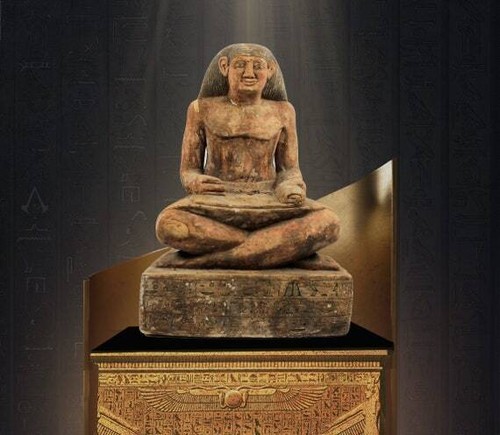 Ancienne statue autel de - statue, d'autel