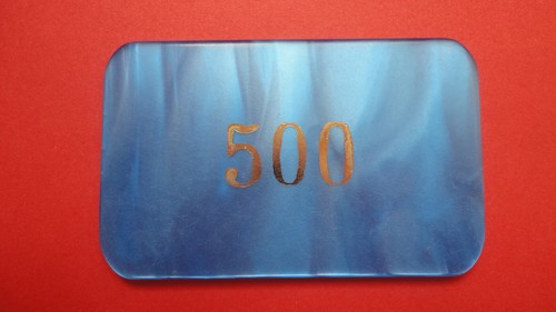 Plaque plaquette casino 500 - plaque,