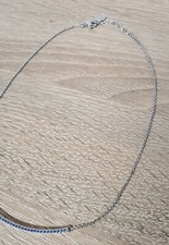 Bijoux fantaisie Pierre Lang déclaration pendentif pierres blanches anciens m...