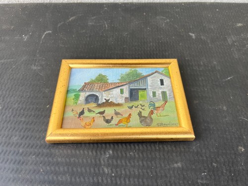 Peinture huile signée g - à, l'huile