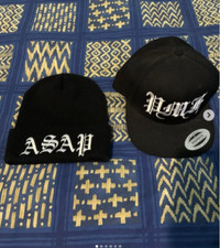 Asap Rocky Asap Mobb PMF lot bonnet & casquette collector neufs