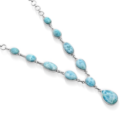 Bijoux collier goutte argent