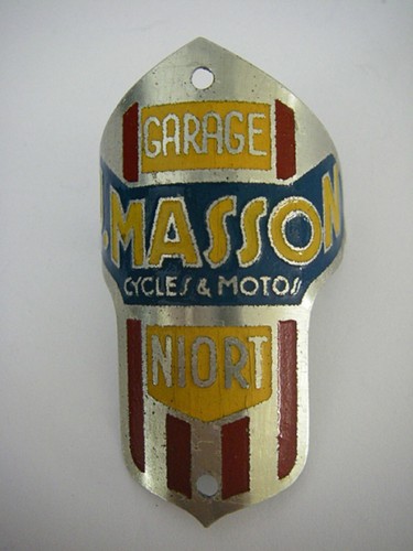 1950 ancienne plaque - de, vélo